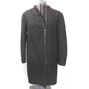 Nordstrom Signature & Caroline Issa Odette 100% Virgin Wool Coat Large